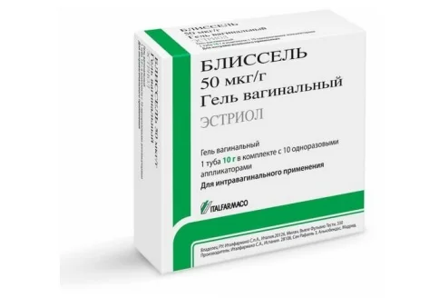 Блиссель, гель вагинальный 50мкг/г туба 10г с апплик