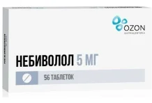 Небиволол, таблетки 5мг №56