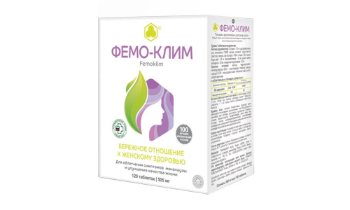 Фемо-Клим таб 505мг №120