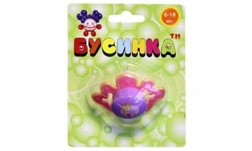 Бусинка пустышка силикон принцесса с прикусом 6-18мес р3 412