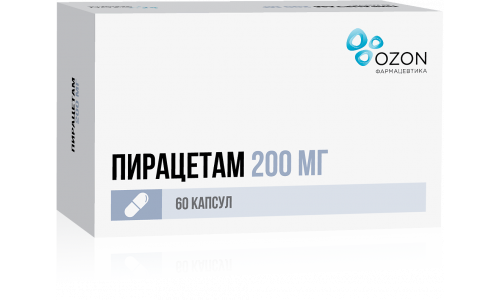 Пирацетам капс 200мг №60