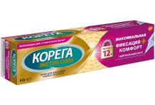 Корега крем для фиксации зубных протезов 40г максимальная фиксация+ комфорт нейтр вкус