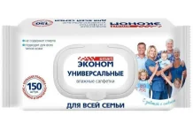 Эконом Смарт салфетки влаж для всей семьи №150 клапан