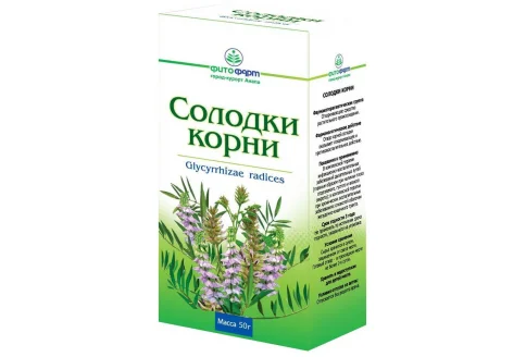 Солодка корень, пачка 50г