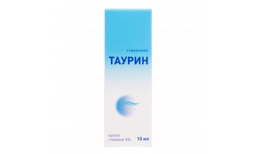 Таурин, капли глазн 4% 10мл