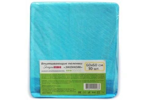 ЭлараKids пеленки впитыв 60X60см №10 эконом