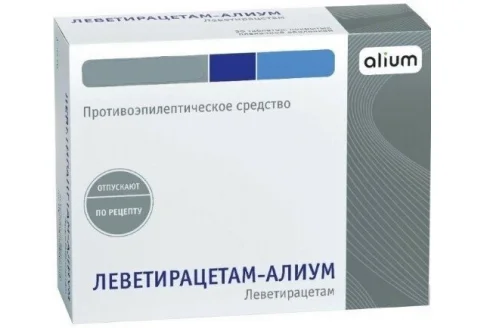 Леветирацетам Алиум, таблетки ппо 500мг №60