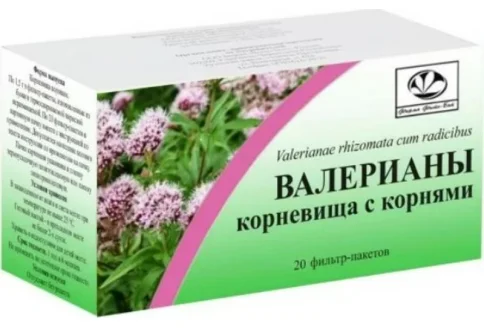 Валериана корневища и корни, фильтр-пакеты 1,5г №20