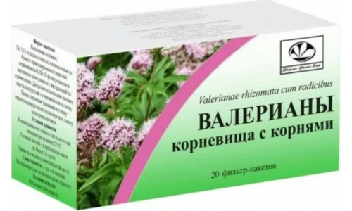 Валериана корневища и корни, фильтр-пакеты 1,5г №20