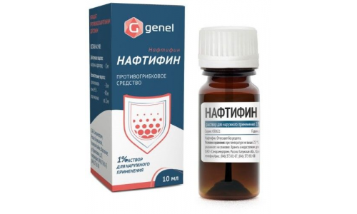Нафтифин, р-р д/наруж примен 1% 10мл
