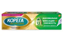 Корега Экстра Сила крем для фиксации зубных протезов макс фиксация+свежесть 40г