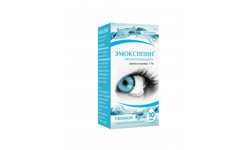 Эмоксипин, капли глазн 1% фл+крыш-кап 10мл