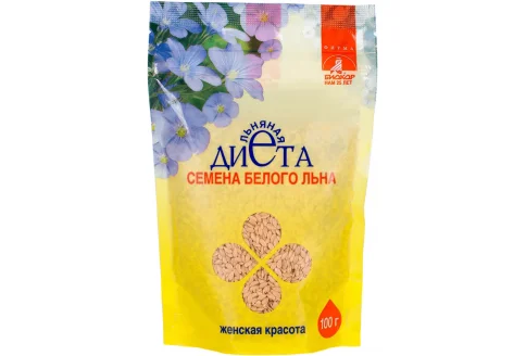 Лен семена 100г Женская Красота