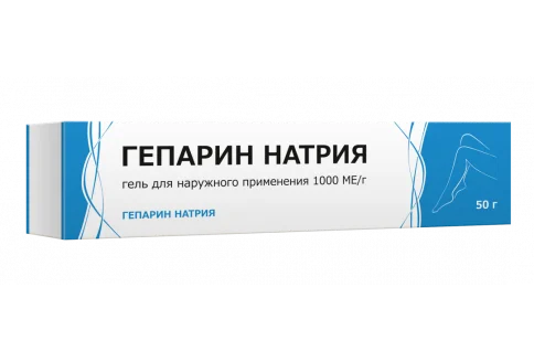 Гепарин гель для наруж примен 1000МЕ 50г