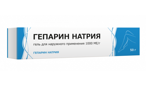 Гепарин гель для наруж примен 1000МЕ 50г