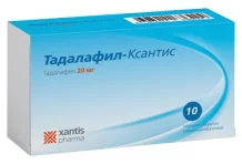 Тадалафил Ксантис, таблетки ппо 20мг №10