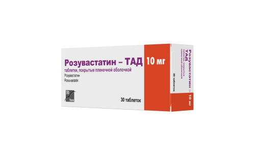 Розувастатин ТАД, таблетки ппо 10мг №30