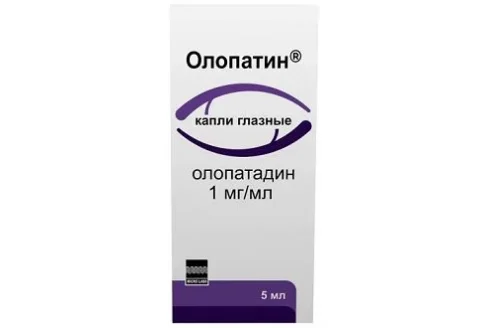 Олопатин, капли глазн 1мг/мл фл-кап 5мл