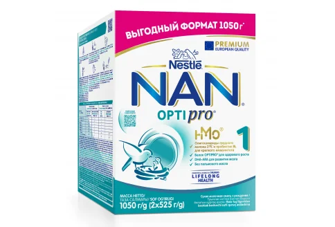 Нан 1 Оптипро Премиум смесь молочн сух 1050г