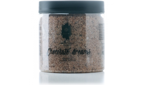 Скраб д/тела сахарный с натур маслом шоколад 450мл