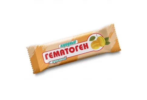 Гематоген Народный плитка 40г курага