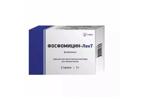 Фосфомицин-ЛекТ пор для р-ра для внутр 3г пак 8г №2