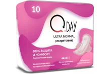 Прокладки Q-Day нормал 4капли №10