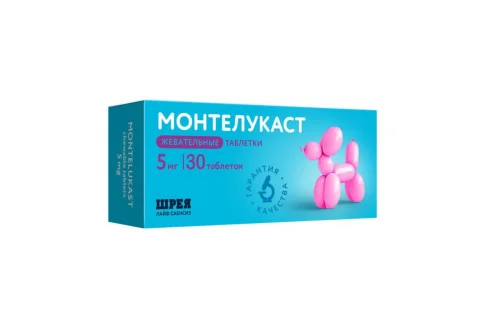 Монтелукаст, таблетки жев 5мг №30