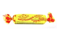 Аскорбиновая кислота с Сахаром, таблетки 3г, крутка №10