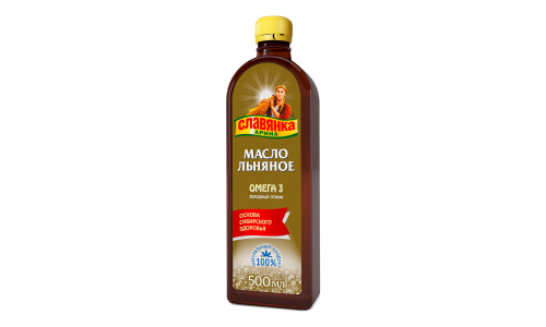 Масло льняное 500мл