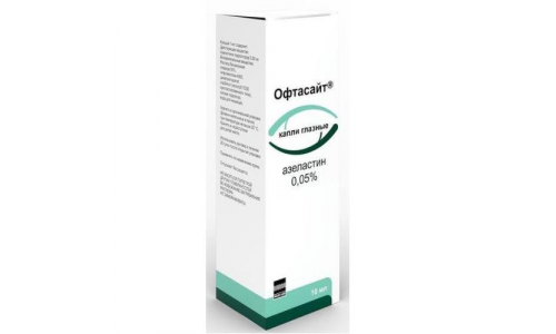 Офтасайт, капли глазн 0,05% фл-кап 10мл