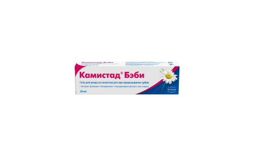 Камистад Бэби, гель для ухода з/полостью рта 20мл