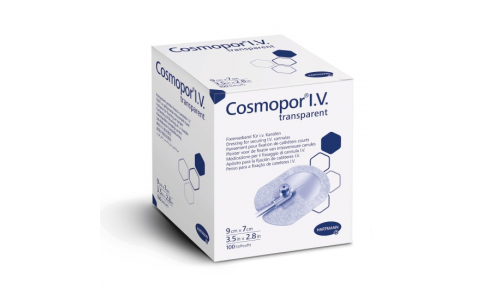 Космопор IV транспарент повязка-пластырь д/фикс катетеров 9х7см №100