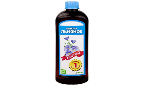 Масло льняное первый холод отжим 500мл