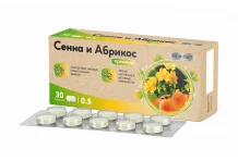 Сенна и Абрикос, таблетки 500мг №30 Биофорте