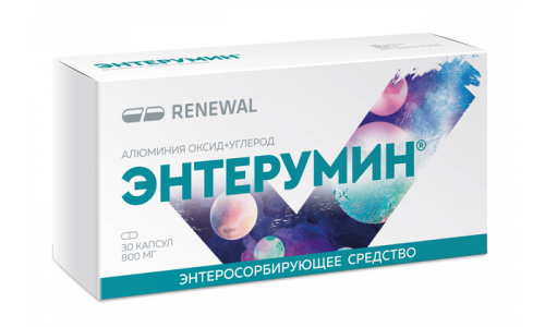 Энтерумин Реневал, капсулы 800мг №30