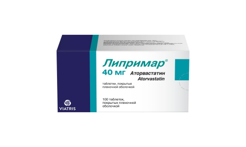 Липримар, таблетки ппо 40мг №100