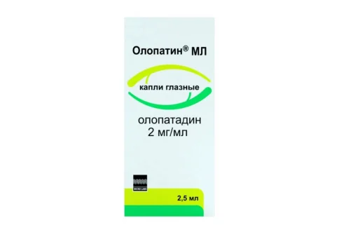 Олопатин МЛ, капли глазн 2мг/мл фл-кап 2,5мл