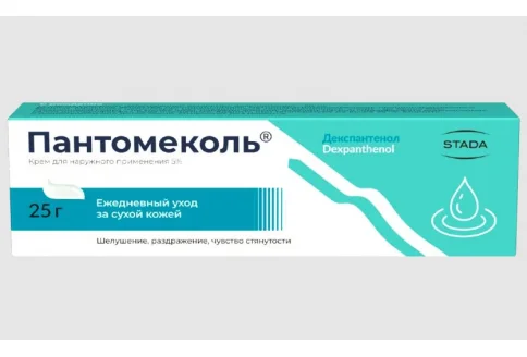 Пантомеколь, крем для наруж прим 5% 25г