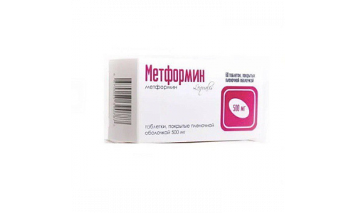 Метформин, таблетки ппо 500мг №60