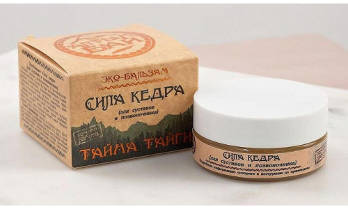 Алтын Бай эко-бальзам сила кедра для суставов и позвоночника 50мл