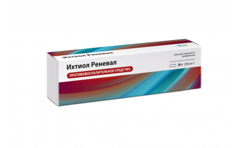 Ихтиол Реневал, мазь для наруж примен 10% 30г