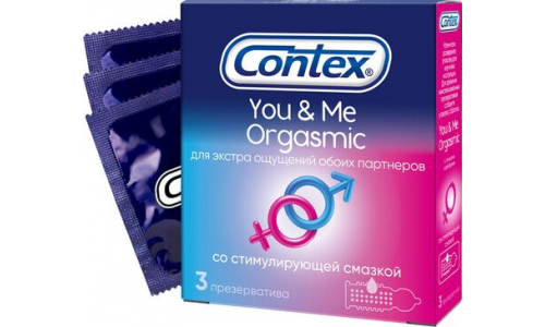 Презервативы Контекс You&amp;Me Orgasmic №3
