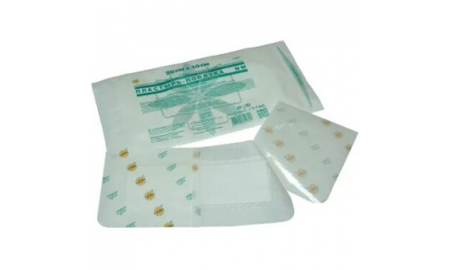 Пластырь-повязка Лейко п/операц полимер осн впит проклад 20х10см