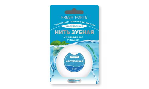 зубная нить Комфорте ультратонкая 65м