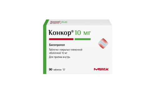 Конкор, таблетки ппо 10мг №90
