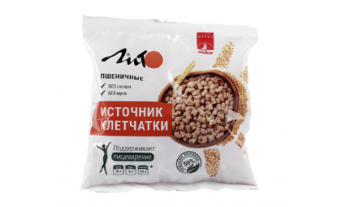 Лито отруби пшеничные хрустящие с кальцием 100г