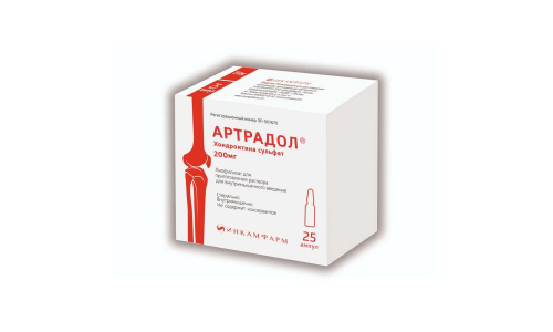 Артрадол, лиофил д/р-ра д/в/м введ 200мг №25