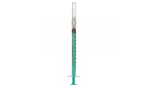 Шприц инсулин U-100 3-х комп 1мл игла 27G (0,4х12мм) №1 Medcare