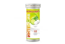 Алколайт комплекс селен+дигидрокверцитин интенсив, таблетки шип №10 лайм